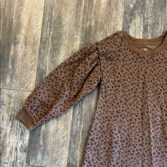 NWOT- GAP Brown Dress w/Flowers - Picture 4 of 7